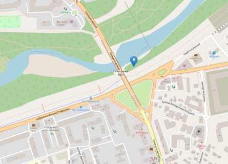 Білборд, Бігборд (Борд)   у Івано-Франківську, 3х6  Надрічна схема