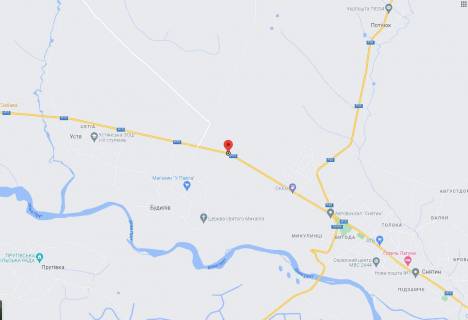 Білборд, Бігборд (Борд)  A у Снятині, 3х6  Н10 Снятин (траса Коломия-Снятин) №2 ст.А схема