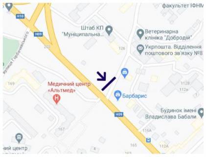 Билборд  в Ивано-Франковске, 3х6  Галицька схема