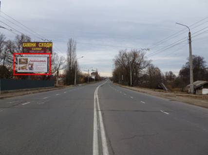 Билборд B в Никитинцах, 3х6  Тисменецька-232 вїзд ст Б низ фото 1