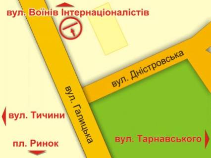 Сiтiлайт  у Івано-Франківську, 1.8х1.2  Дністровська схема