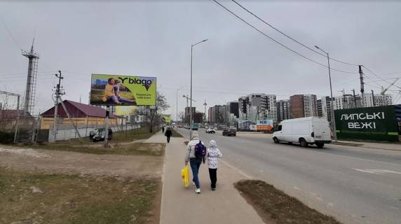 Билборд A в Ивано-Франковске, 3х6  Набережна до Калинової Слободи, до АЗС ОККО фото 1