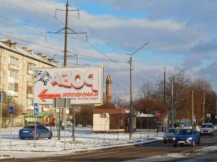 Білборд, Бігборд (Борд)   у Івано-Франківську, 3х6  Довженка Фото 1