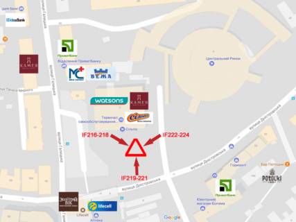 Призма  в Ивано-Франковске, 3х6  Галицька, Дністровська - 657241 схема