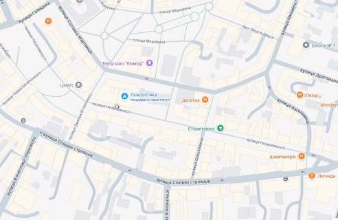 Видеоборд  у Івано-Франківську, 1.8х1.2  Незалежності - 657693 схема