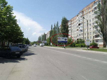 Билборд A в Ивано-Франковске, 3х6  Івана Павла ǁ, 17-19 (Будівельників) ТЦ "Кроно"на вокзал А фото 1