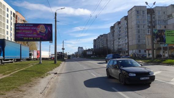 Билборд B в Ивано-Франковске, 3х6  Івасюка, Івана Павла ІІ ( Будівельників ), Миколайчука поруч Епіцентру (50м), від ТЦ Арсен, 555-Велес, МЕТРО АЗС GLUSKO та вул.Незалежності фото 1