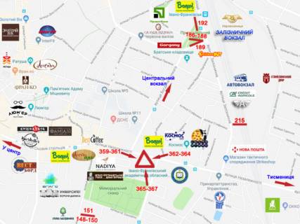 Призма A в Ивано-Франковске, 3х6  Незалежності-Бандери(драмтеатр) А (призма) - 435230 схема