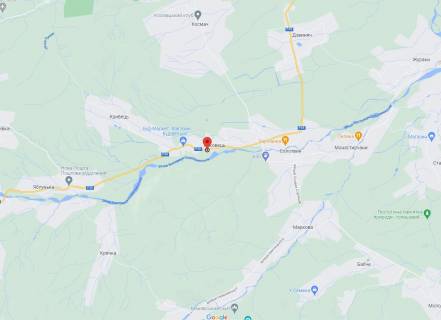 Білборд, Бігборд (Борд)  A у Раковці, 3х6  Тараса Шевченка, Р38 Раковець (дорога на Гуту) ст.А схема