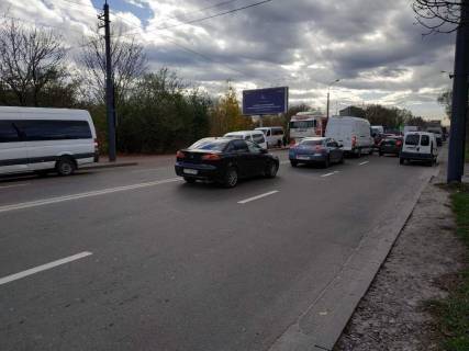 Билборд A в Ивано-Франковске, 3х6  с. Березівка . 250 метрів до заправки AMIC зі сторони Тисменичан ст А схема
