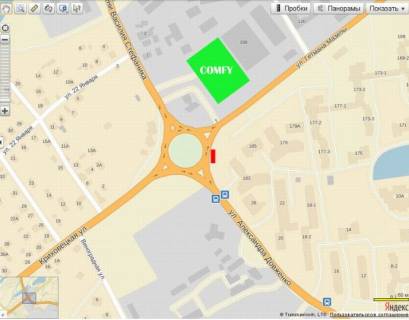 Білборд, Бігборд (Борд)   у Івано-Франківську, 3х6  Мазепи схема