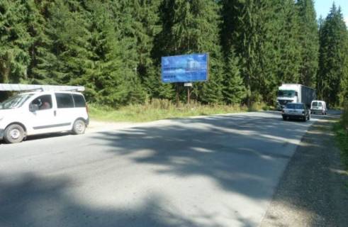Білборд, Бігборд (Борд)  B у Ивано-Франковск трасы, 3х6  траса ( автошлях Н-09 ) Буковель, перед мостом (правий) Фото 1