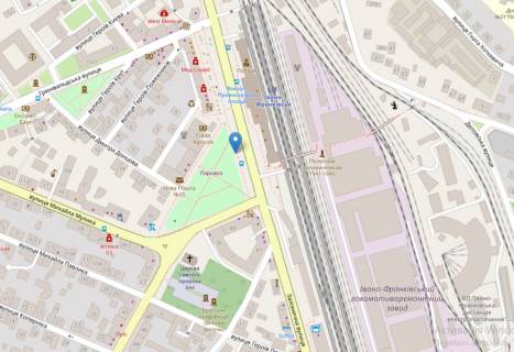 Призматрон, Призма  у Івано-Франківську, 3х6  Привокзальна, Гаркуші - 657915 схема