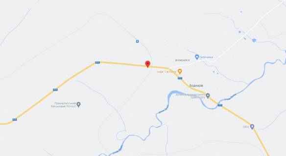 Билборд  в Ивано-Франковске, 3х6  траса Н 10 Івано-Франківській - Калуш схема