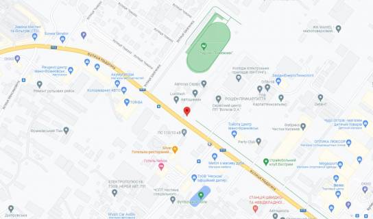 Білборд, Бігборд (Борд)   у Івано-Франківську, 3х6  Надрічна схема