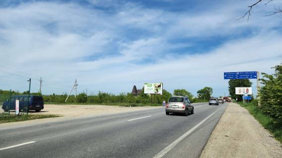 Билборд A в Березовке (Ивано-Франковской обл), 3х6  с. Березівка , поруч кафе " Клеопатра " ст А схема
