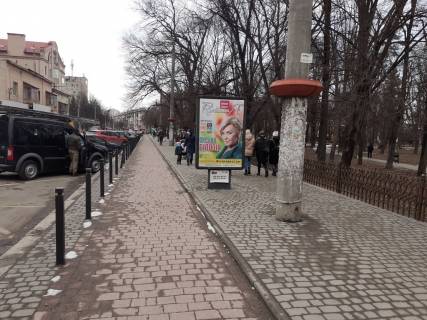 Билборд B в Ивано-Франковске, 3х6  с . Тисменичани . 300м від вулиці Лесі Українки ст Б схема