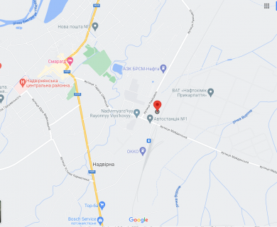 Білборд, Бігборд (Борд)  A у Надвірній, 3х6  м.Надвірна, вул.Вокзальна, №2 вулиця Вокзальна, 1-62 схема