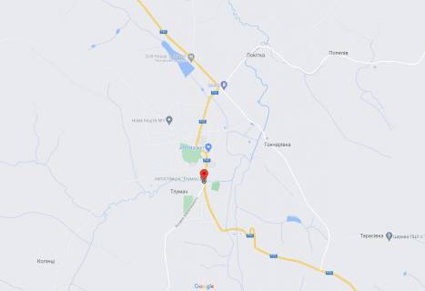 Білборд, Бігборд (Борд)  B у Тлумачі, 3х6  м.Тлумач, вул.Кармелюка (автостанція) ст.Б схема