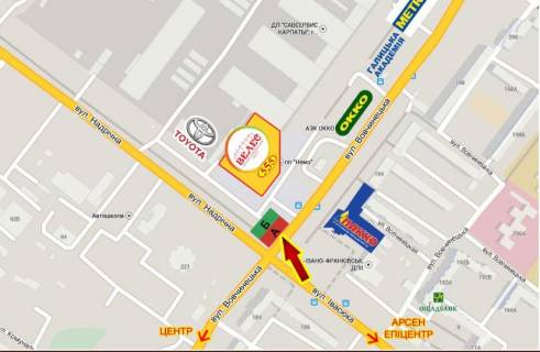 Призматрон, Призма  у Івано-Франківську, 3х6  Вовчинецька - 657608 схема