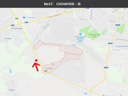 Билборд B в трасах Львова, 3x6  Скнилів до Епіцентру схема