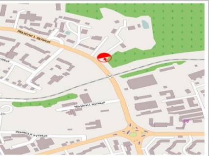 Билборд A в Трускавце, 3x6  вул. Мазепи, біля переїзду схема