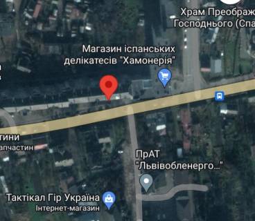 Билборд A в Дрогобыче вул. Стрийська, 103 схема