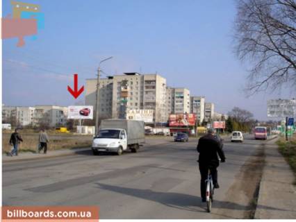 Билборд A в Дрогобыче, 3x6  вул Самбірська, автостоянка, в"зд в місто фото 1