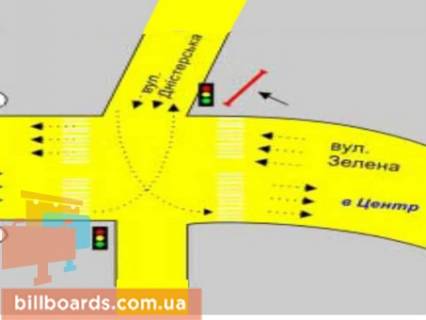 Призматрон, Призма A у Львові, 3x6  перехрестя вул. Зелена/Дністровська - 138082 схема