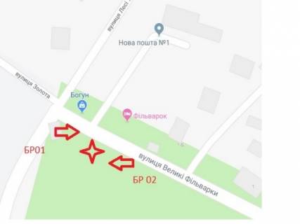Билборд A в Бродах, 3x6  вул. Великі Фільварки схема