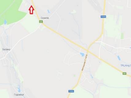Билборд B в трасах Львова, 3x6  Скнилів до Епіцентру схема