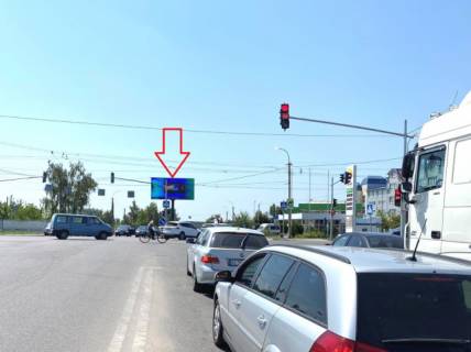 Видеоборд A в Луцке, 3х6  Дубнівська-Глушець_польське консульство_з центру - 564481 фото 1