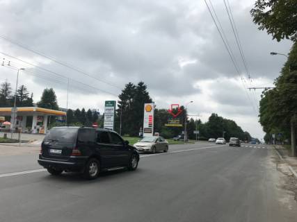 Билборд B в Луцке, 3х6  Рівненська, 76_АЗС Шелл_в центр фото 1