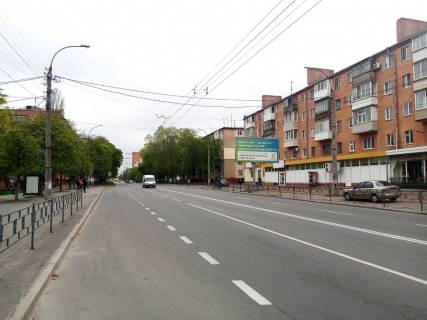 Білборд, Бігборд (Борд)  A у Чернігові, 6х3  проспект Перемоги 54 (сторона А) Фото 1