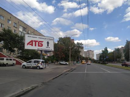 Билборд B в Чернигове ул. Рокоссовского, 24 (сторона B) фото 1