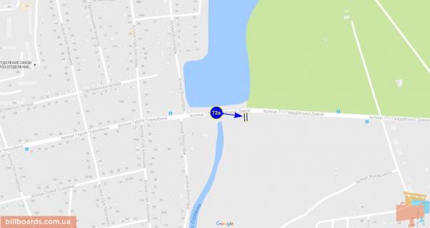Билборд A в Чернигове Боевая ул., еловщина схема