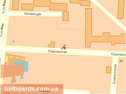 Білборд, Бігборд (Борд)  A у Чернігові вул. Седнівська, 68 Фото 1