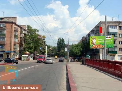 Билборд A в Чернигове Шевченко Т. ул., 37, красный мост фото 1