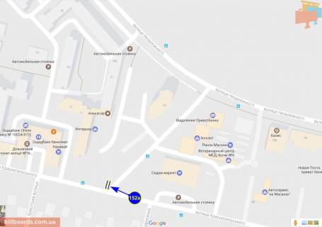 Билборд A в Чернигове Красносельского ул., 25 схема