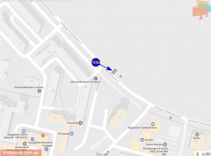 Билборд B в Чернигове Незалежности ул., 14а схема