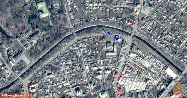 Билборд A в Нежине Набережная ул., 11б схема