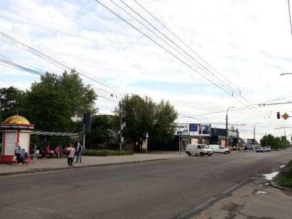 Билборд B в Чернигове, 118/2  вул. Мазепи 60 (ТЦ Рояль, Сільпо, АТБ, ринок, АЗС) (права) фото 1