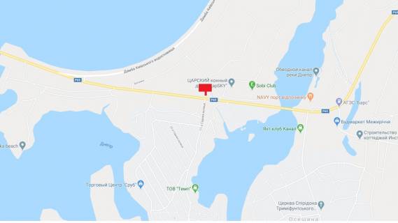 Білборд, Бігборд (Борд)  A у Осещині, 6x3  автомобільна дорога Р-69 «Київ-Вишгород-Десна-Чернігів»,навпроти повороту на с/о «Сади Дніпра», у напрямку із с. Хотянівка в м.Вишгород, праворуч схема