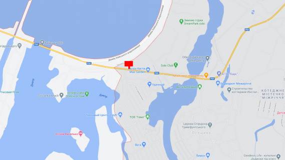 Білборд, Бігборд (Борд)  B у Осещині Траса Р-69, 330 м. після повороту на с/о «Сади Дніпра», праворуч схема