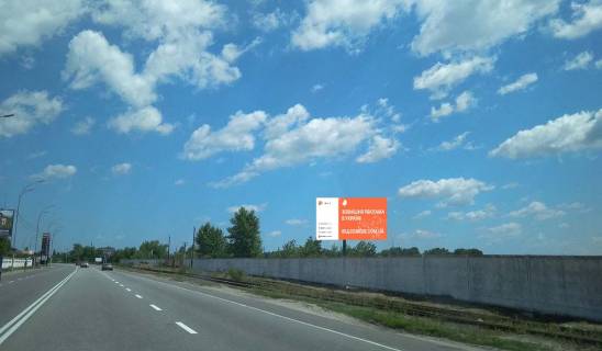 Билборд A в Вышгороде, 6x3  вул. Набережна, 300 м. після дорожнього знаку “Вишгород” (стела), у напрямку до центру Вишгорода, праворуч фото 1