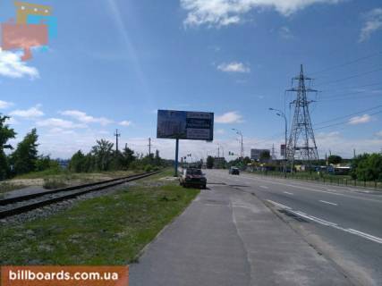 Білборд, Бігборд (Борд)  B у Вишгороді, 6x3  вул. Набережна, праворуч, напрямок у м. Вишгород, перед зупинкою, перед початком території яхт-клубу “Оріанна” Фото 1