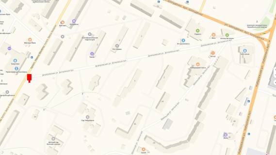 Сiтiлайт B у Вишгороді Вул. Дніпровська, поворот з пр-ту Мазепи на вул. Дніпровську, праворуч схема