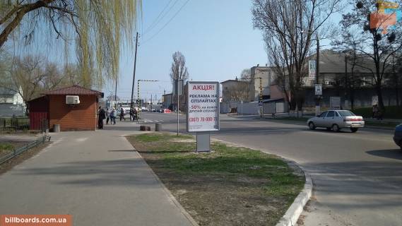 Ситилайт B в Вышгороде Остановка "Ул. Шолуденко" фото 1
