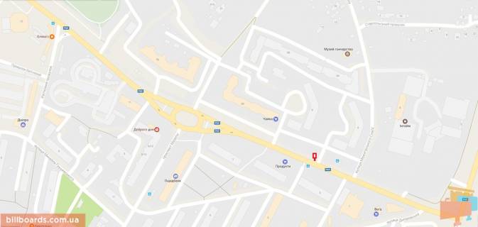 Ситилайт A в Вышгороде Поворот на ул. Шолуденко, 6 схема