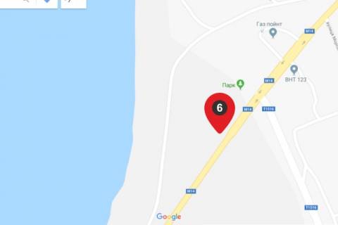 Білборд, Бігборд (Борд)  A у Коблеве, 6х3  трасса М14 -сразу за с.Коблево схема